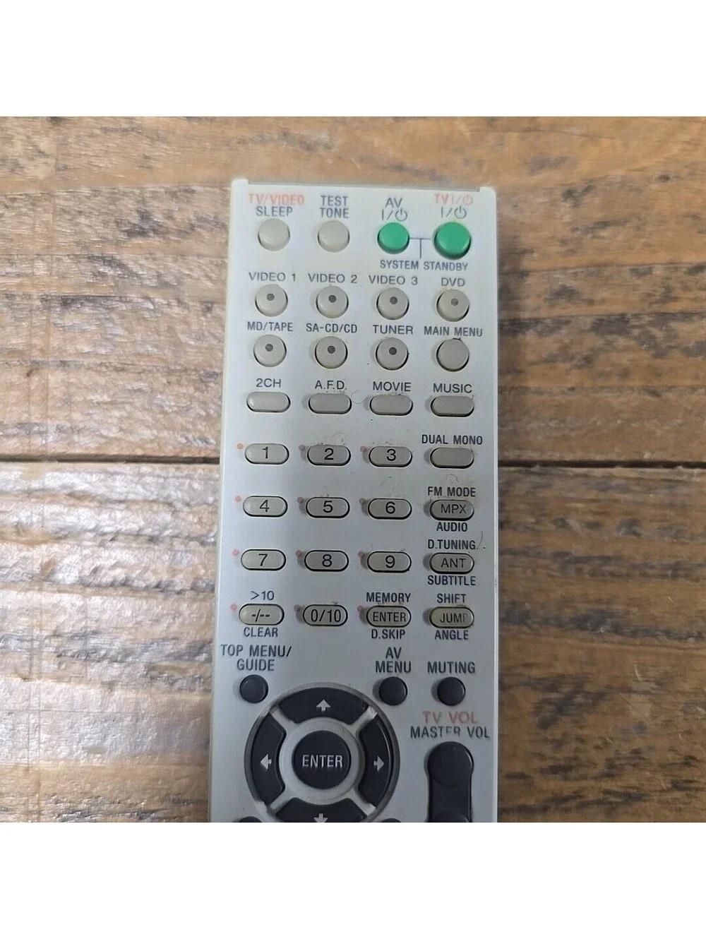 Sony RM-AAU001 OEM Remote Control For AV System STR-DE598 STR-DV10